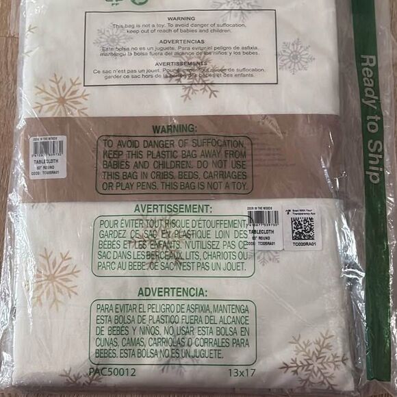 Maison d' Hermine Deer In The Woods Round Tablecloth - Picture 6 of 7